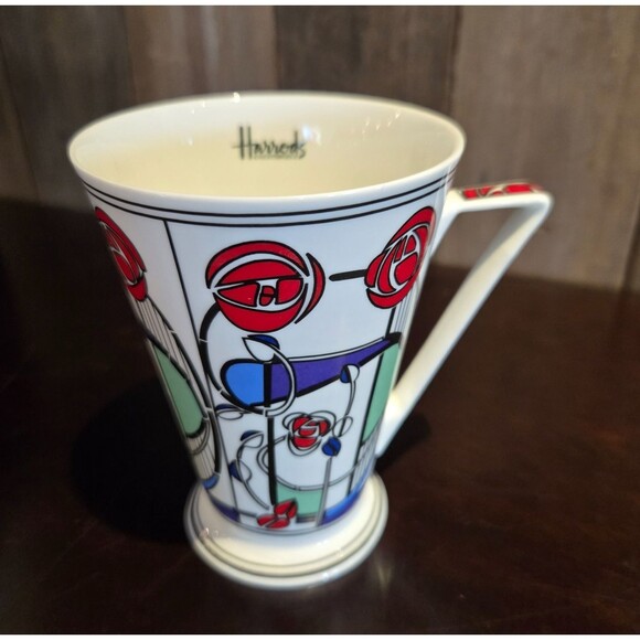 Charles Rennie Mackintosh WREN Harrahs Casino COFFEE Mug Bone China England EUC - Picture 1 of 5